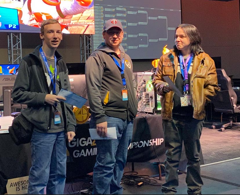 Clean Up Crew: Thomas Berge of Bemidji, Ewan Newbold of Pine River and Tristan Jourdain of Red Lake, 1st place winners in the GZGC19 Overwatch Community Tournament