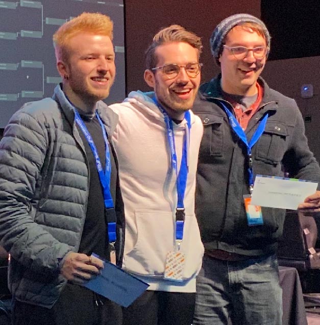 The Ungentleman of Maple Grove: Ryan Knight, Nathan Gray and Aaron Ayub, 3rd place winners in the GZGC19 Overwatch Community Tournament